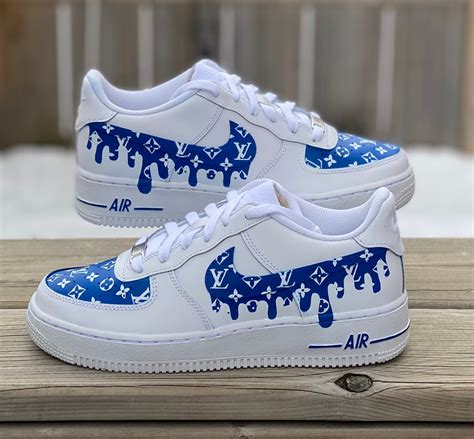 air force custom lv blue